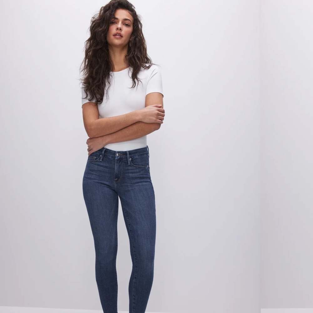 Good American Dark Blue Denim